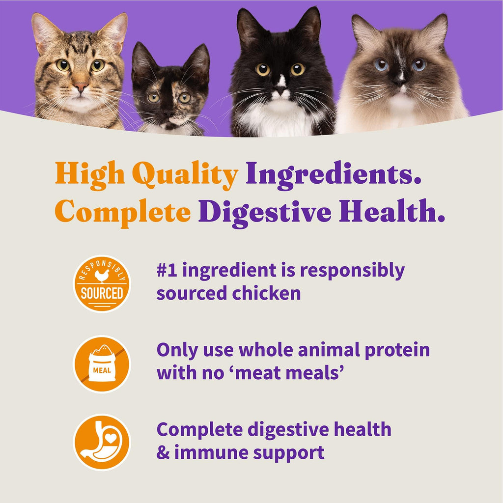 Indoor Dry Cat Food Cage-Free Chicken 10 lb W819855