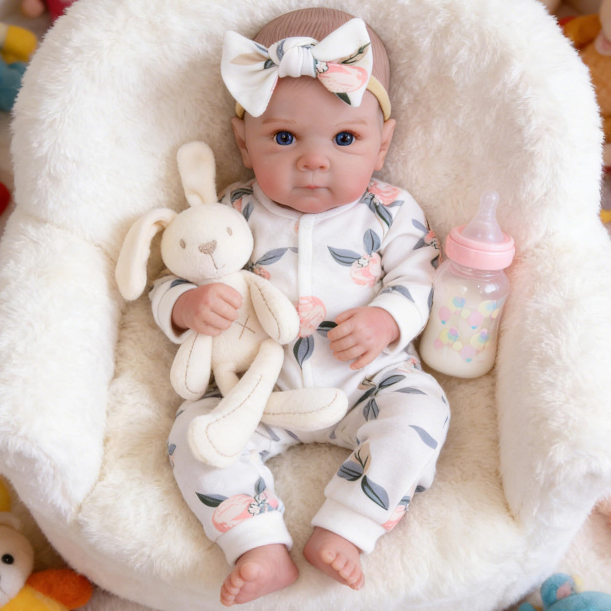 20 Inch Lifelike Reborn Baby Dolls Girl with Poseable Body W27941