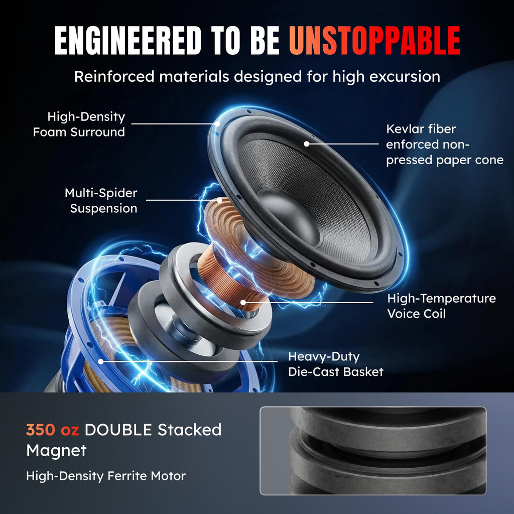 18 Inch 2 Ohm Car Subwoofer T8759