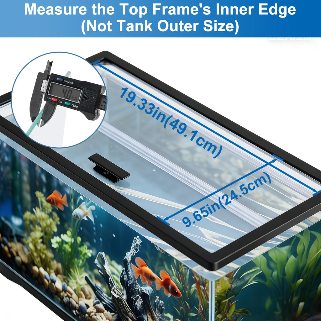 Clear Tempered Glass Aquarium Lid U5514