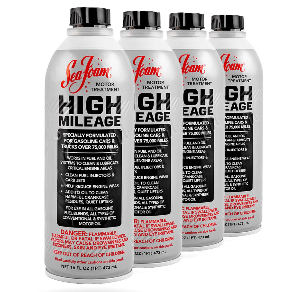 16 oz Motor Treatment Gas & Oil Additive Pack of 4 L10072