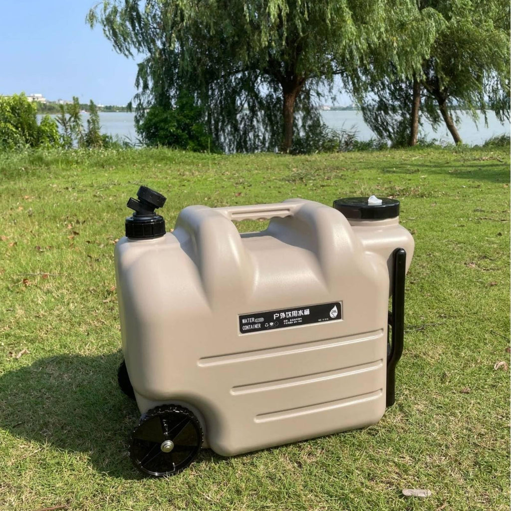 Portable Water Dispenser with Faucet Wheels Large Capacity U99063