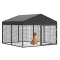 Large Outdoor Dog Enclosure with Roof Q300