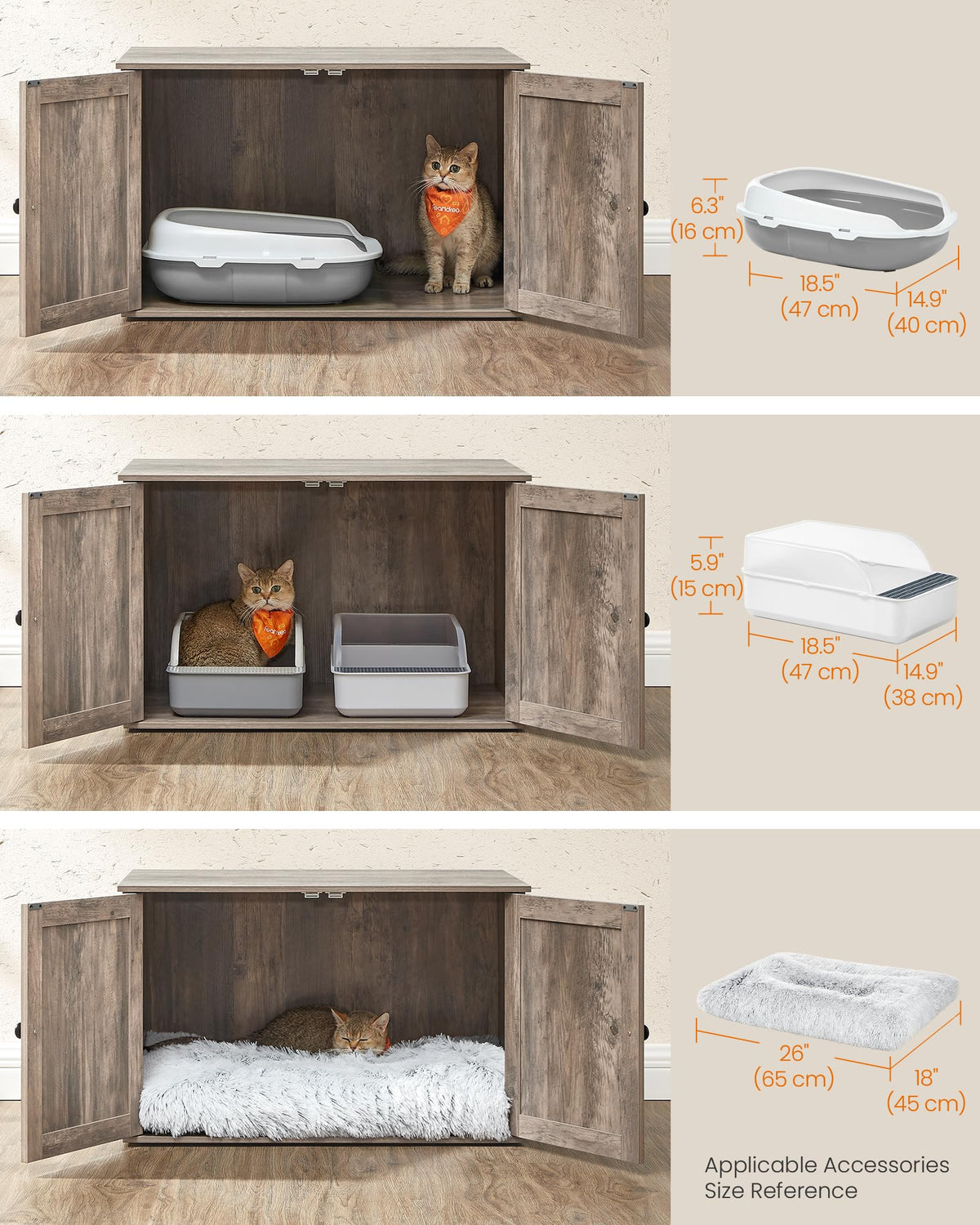 Cat Litter Box Enclosure End Table R294