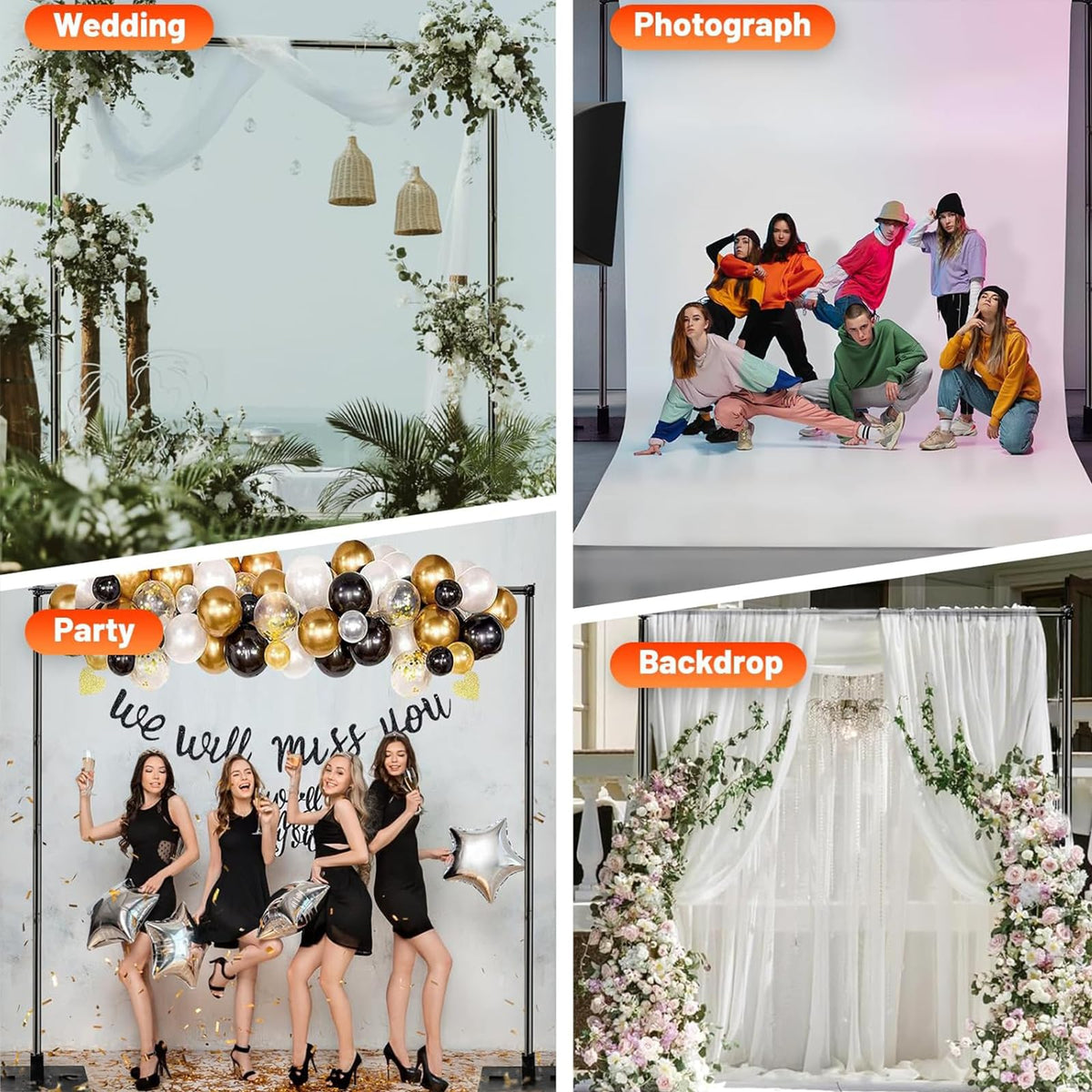 10x10ft Adjustable Heavy Duty Pipe and Drape Backdrop Stand P774879