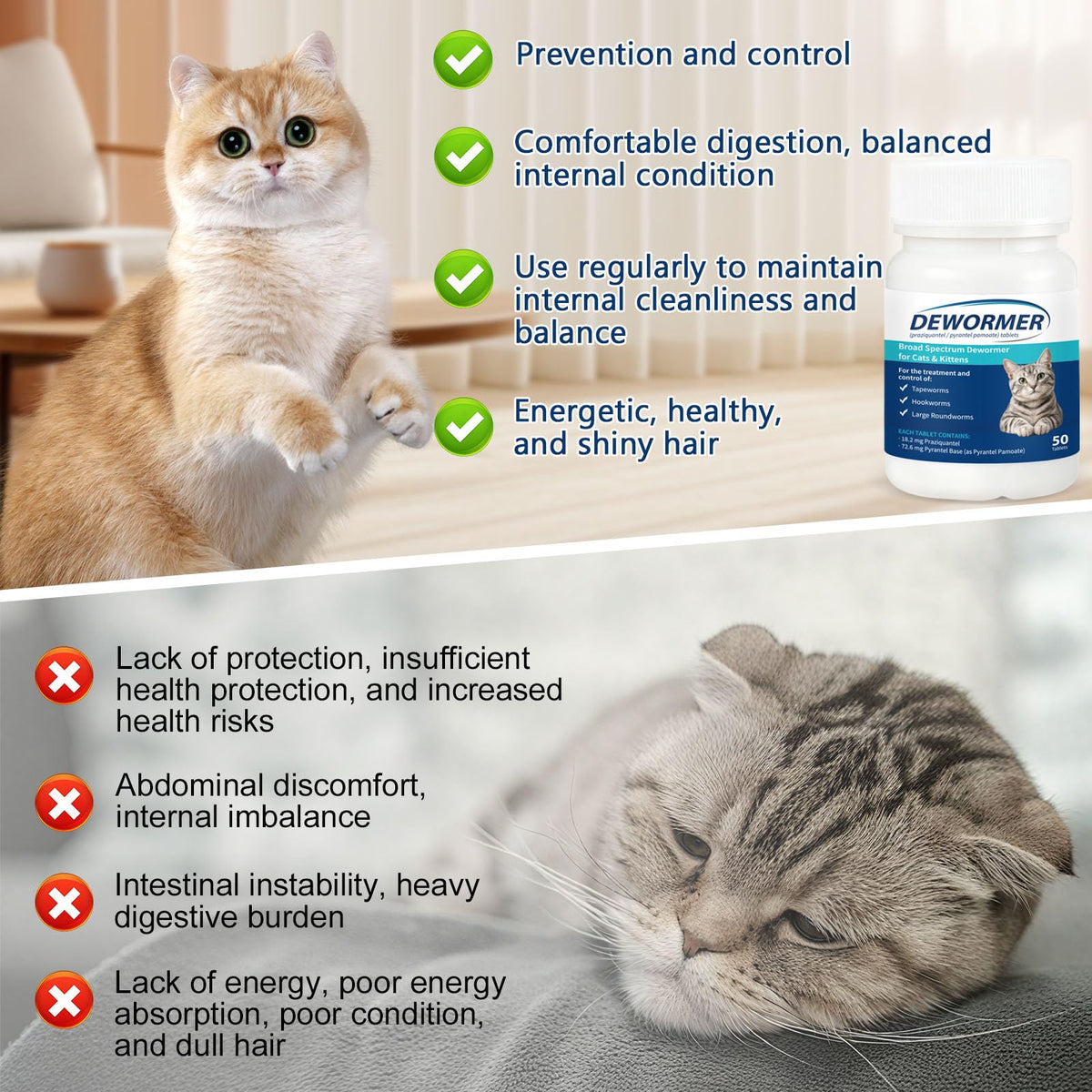 Broad-Spectrum Dewormer 50 Tablets B368