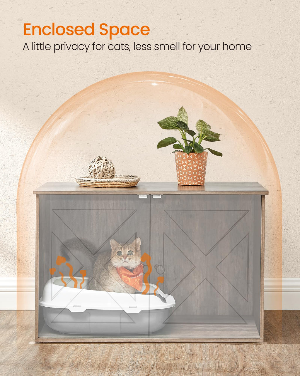 Cat Litter Box Enclosure End Table R294