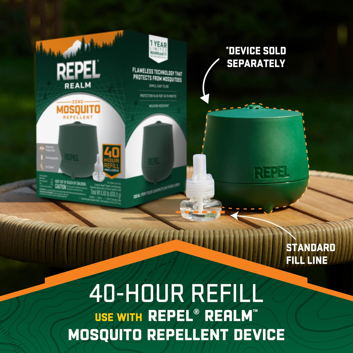 Mosquito Repellent Refill 0.19 Fl Oz S438588