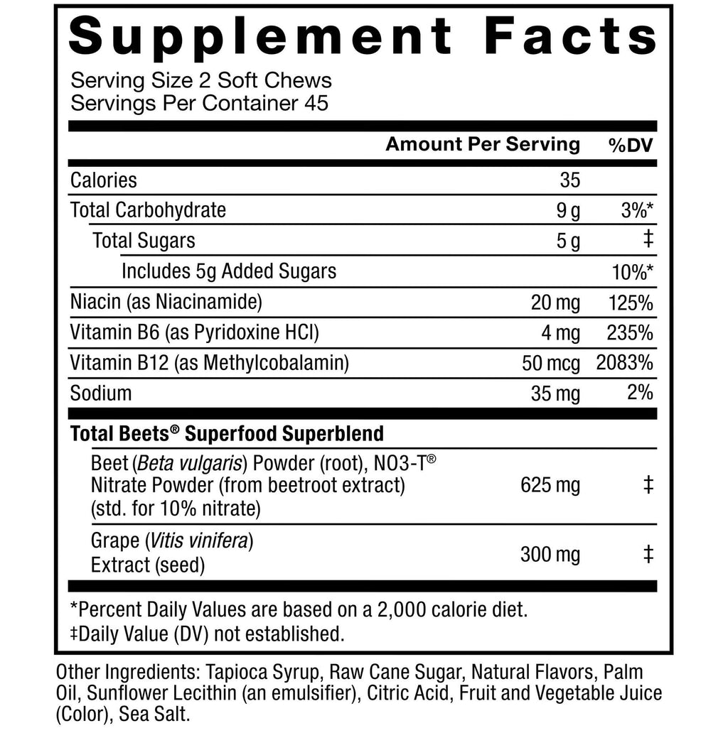 Berry Flavor 90 Count 2 Pack Soft Chew Dietary Supplement G195979