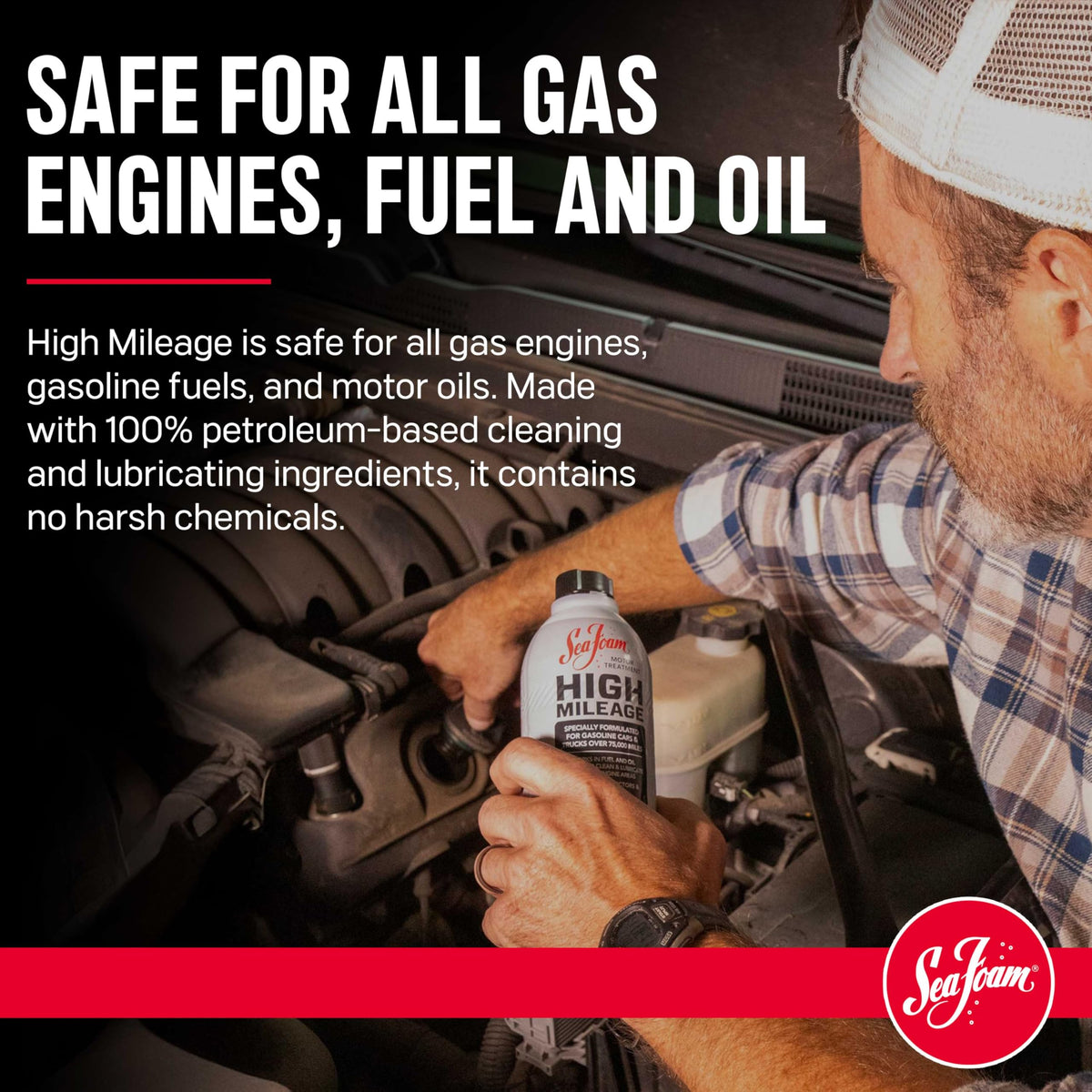 16 oz Motor Treatment Gas & Oil Additive Pack of 4 L10072