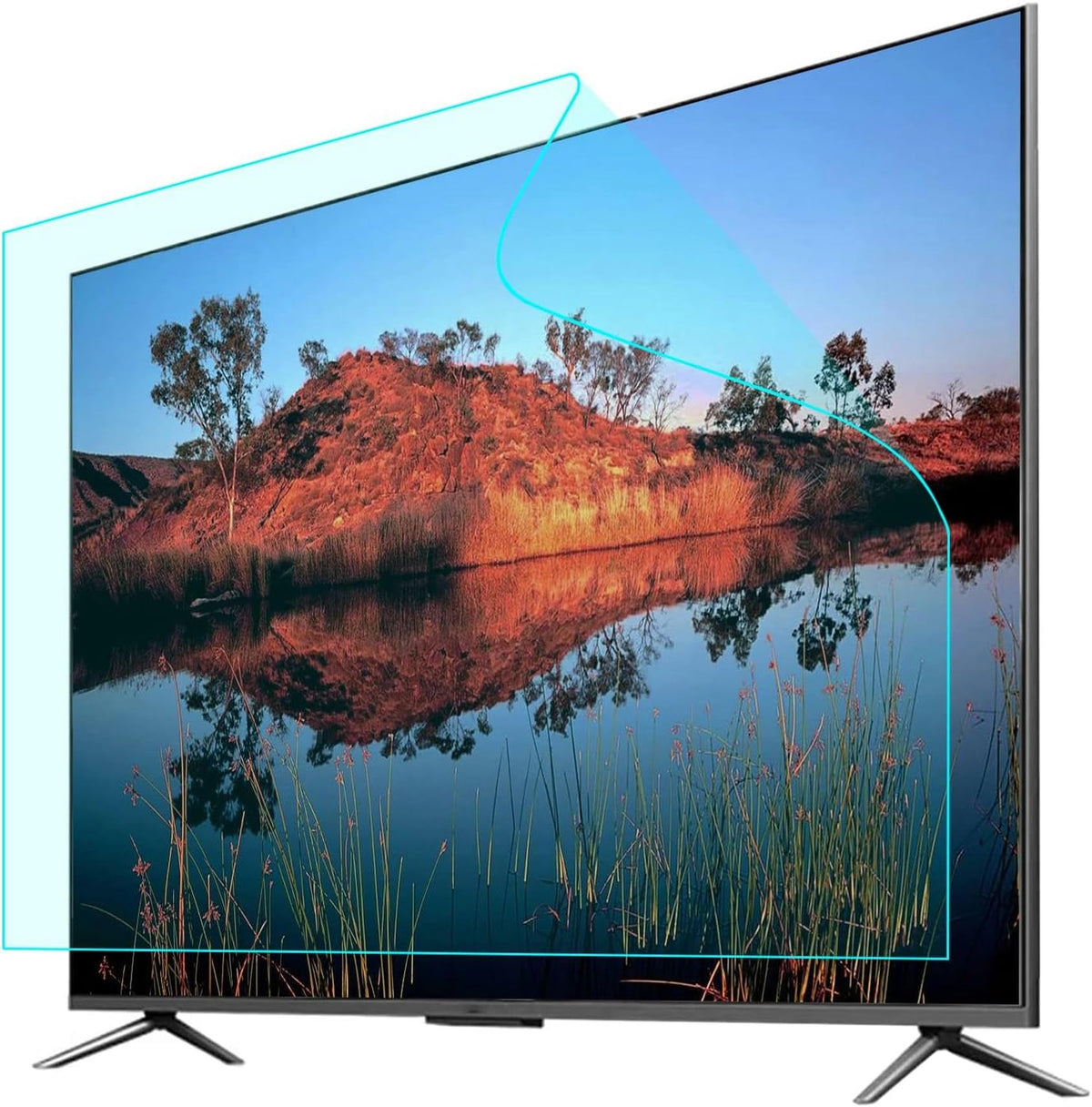 32-75 Inch Anti Blue Light Anti-Glare Frosted TV Screen Protector U54737