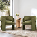 Modern Green Upholstered Accent Chair T629530