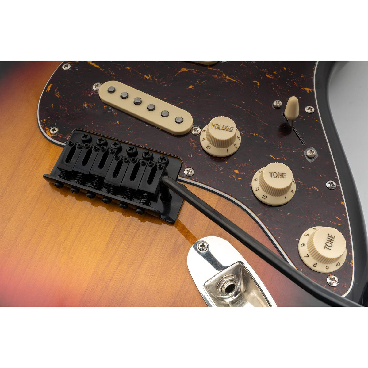 Black 6-Screw Tremolo Bridge W563