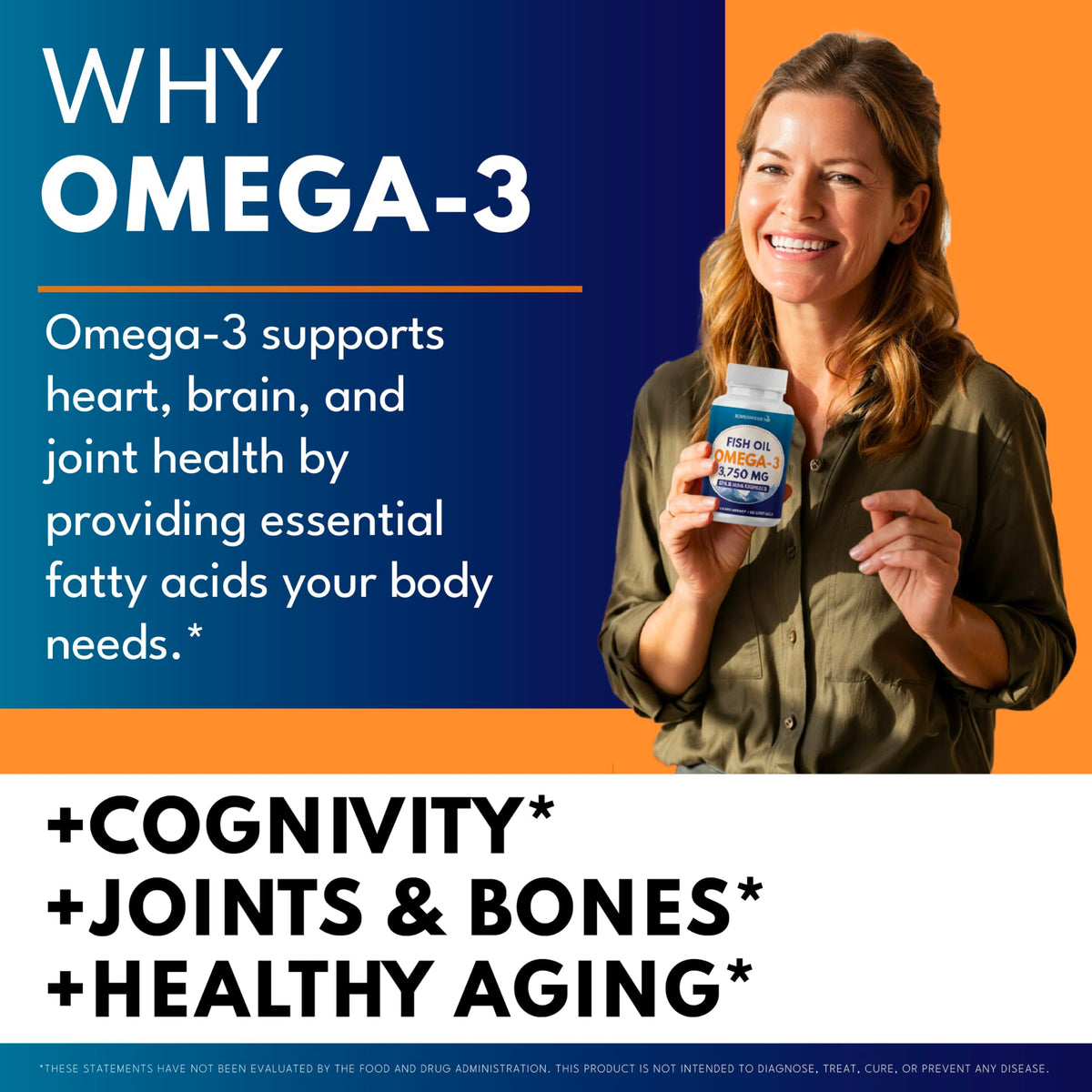 Omega 3 Fish Oil 3750 mg EPA & DHA 270 Count V773