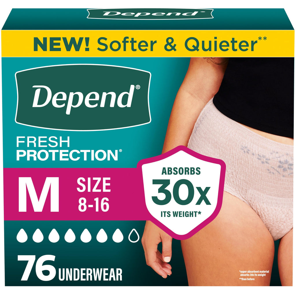 Adult Diapers for Women Medium 76 Count P8519