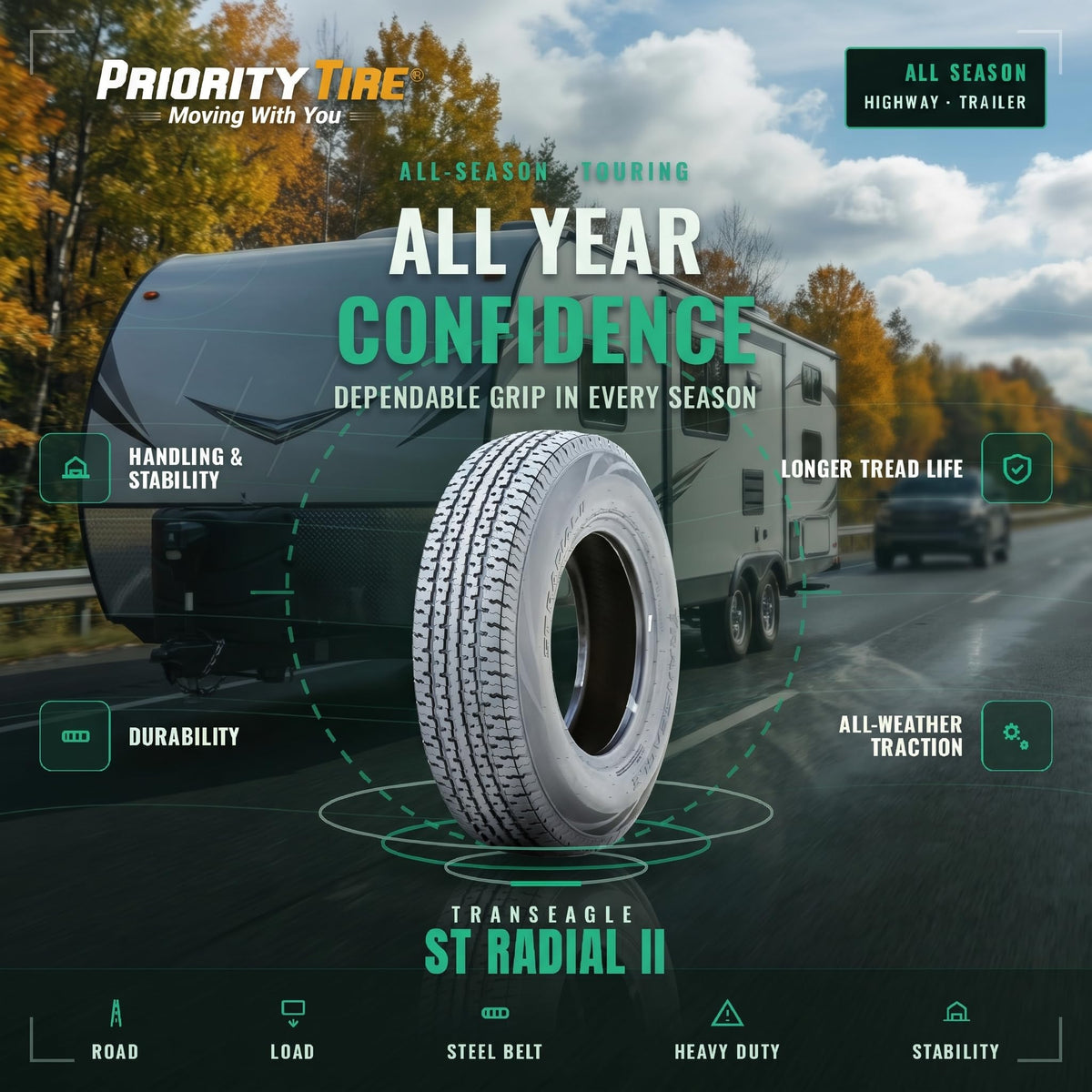 ST225/75R15 All Season Tire I380