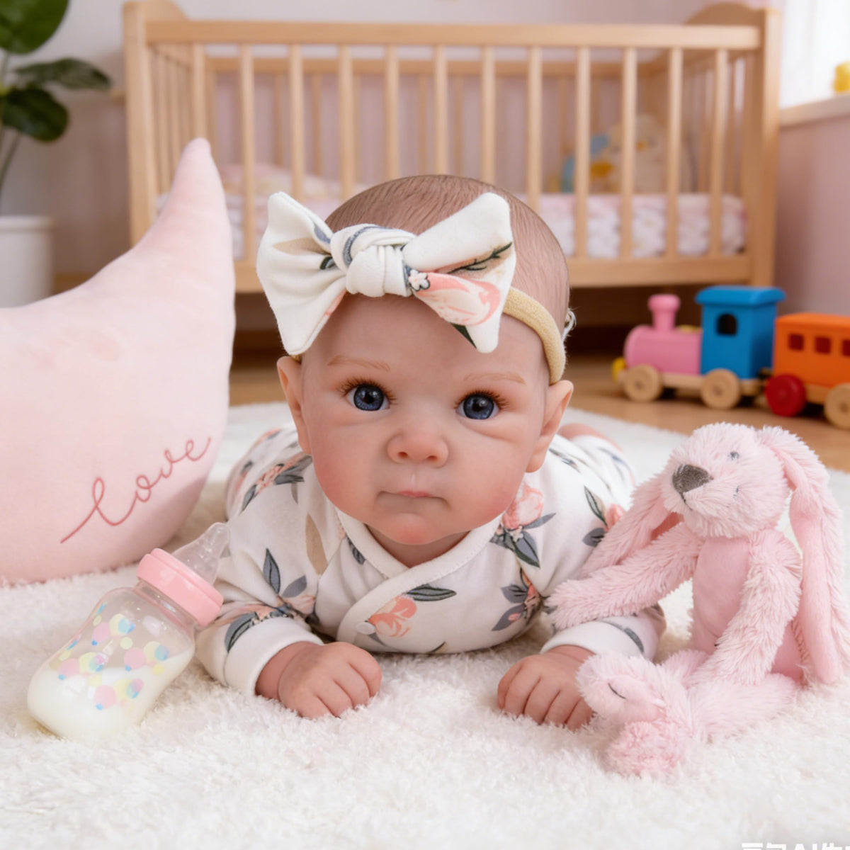 20 Inch Lifelike Reborn Baby Dolls Girl with Poseable Body W27941