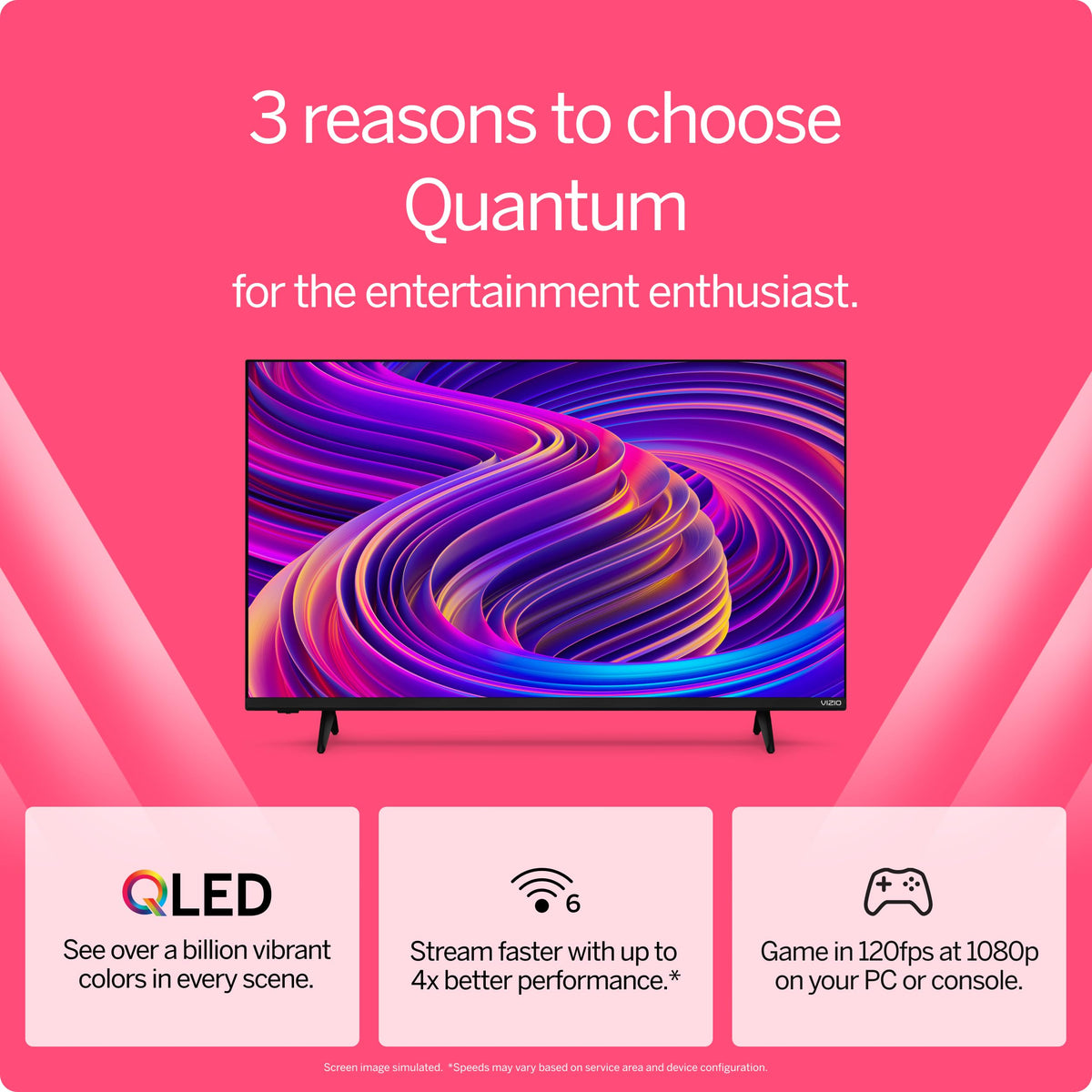 43-inch 4K QLED HDR Smart TV F3362