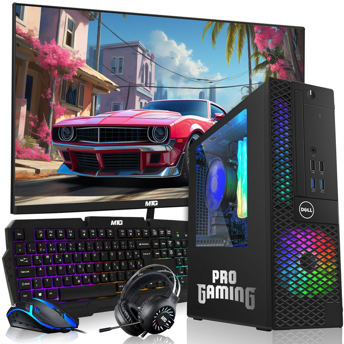 Intel Core i5 32GB RAM 1TB SSD Desktop PC with 24 Inch Monitor L9213
