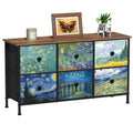 6 Drawer Dresser with Fabric Storage Drawer S89418