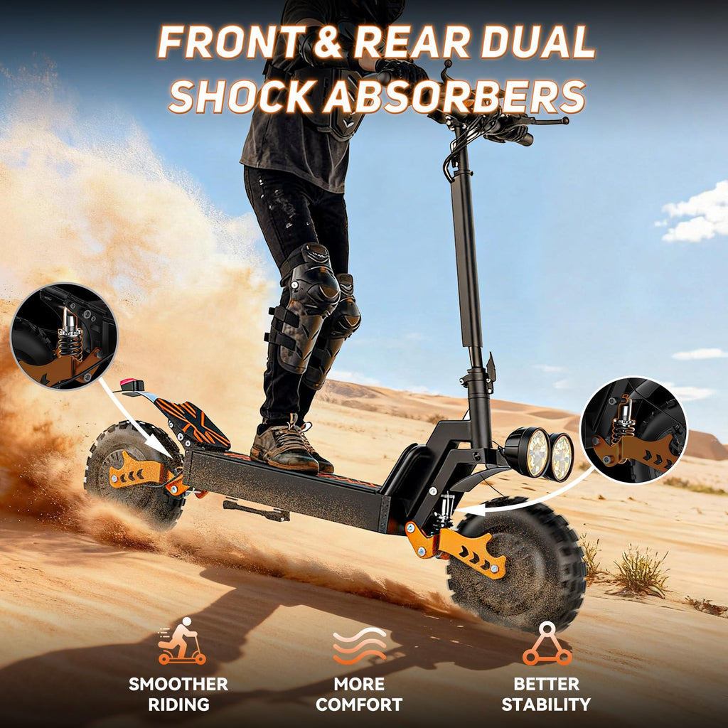 800W Motor 25 Miles Long Range Electric Scooter K1271