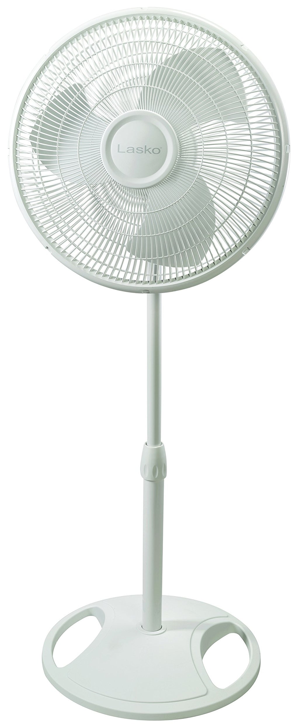 White 16 Inch and Black 18 Inch Oscillating Pedestal Stand Fans P396