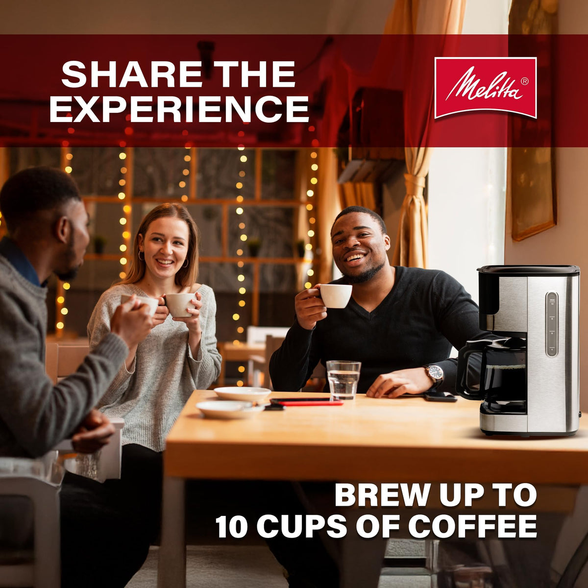 Glass Drip Coffee Maker with 10 Cup Carafe A9870