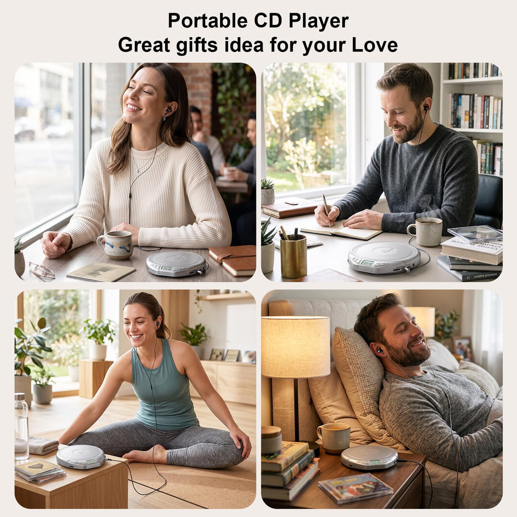 Portable CD Player with Earphones G928