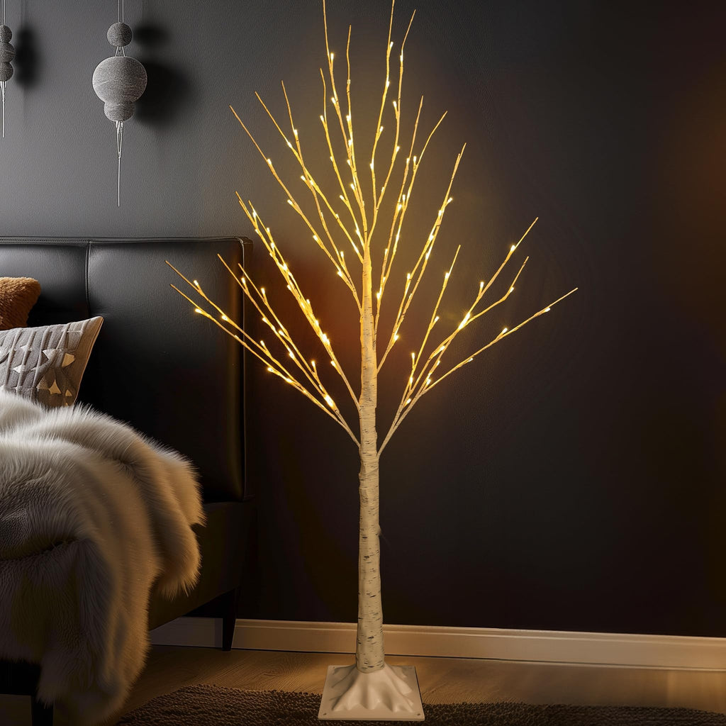 Light up Birch Tree 3 Pack Pre lit Christmas Tree G87704