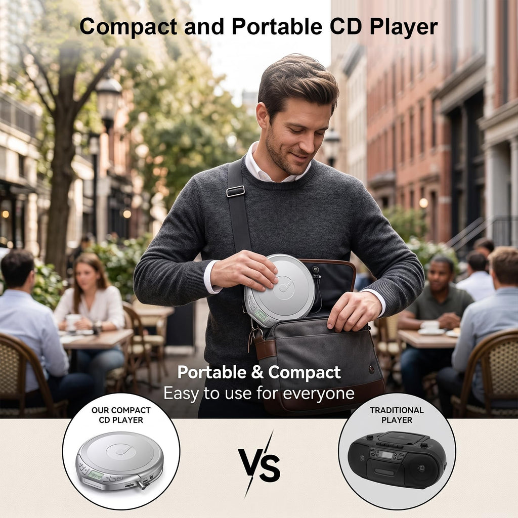 Portable CD Player with Earphones G928