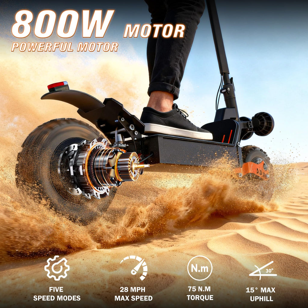 800W Motor 25 Miles Long Range Electric Scooter K1271