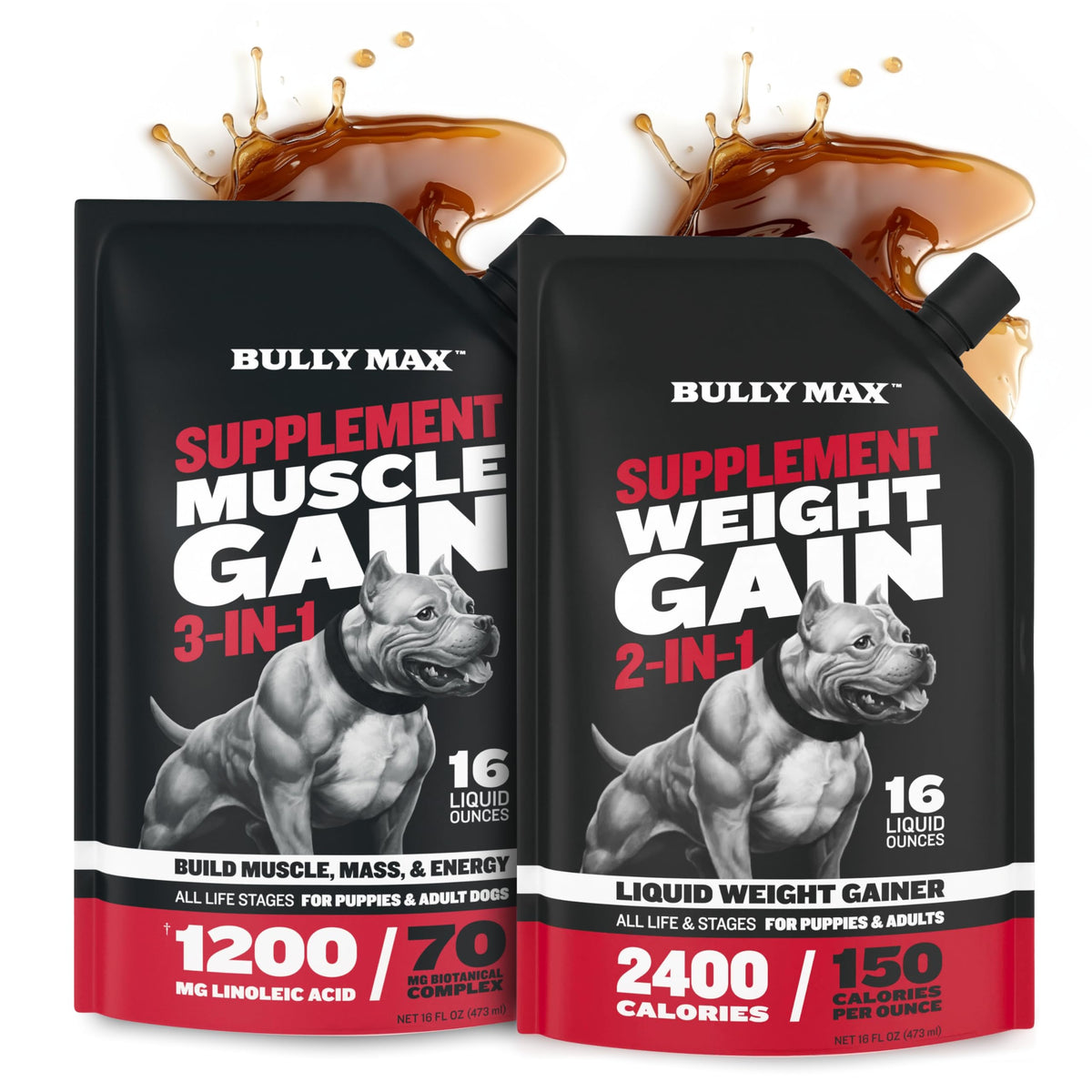 Dog Muscle & Weight Gain Liquid Bundle G957