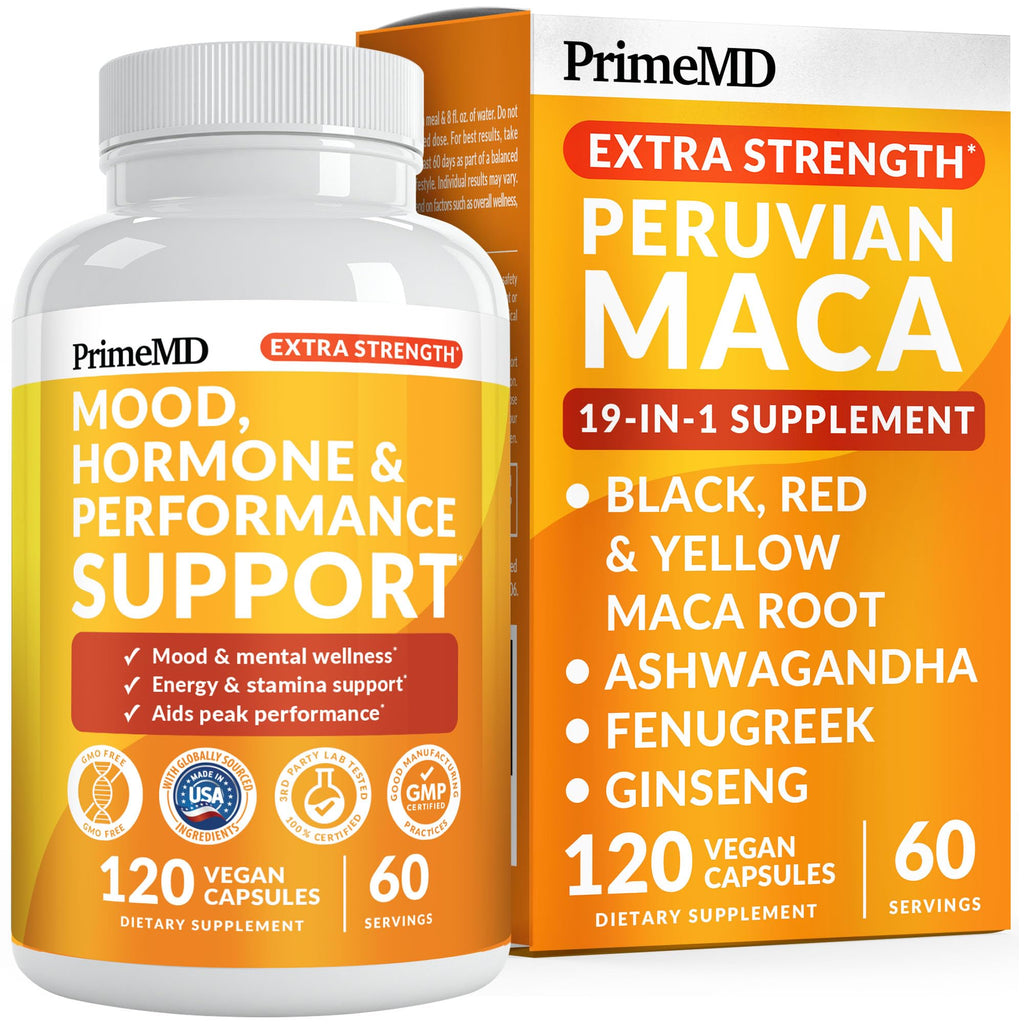 Peruvian Maca Root with Ashwagandha & Fenugreek 120ct B7372