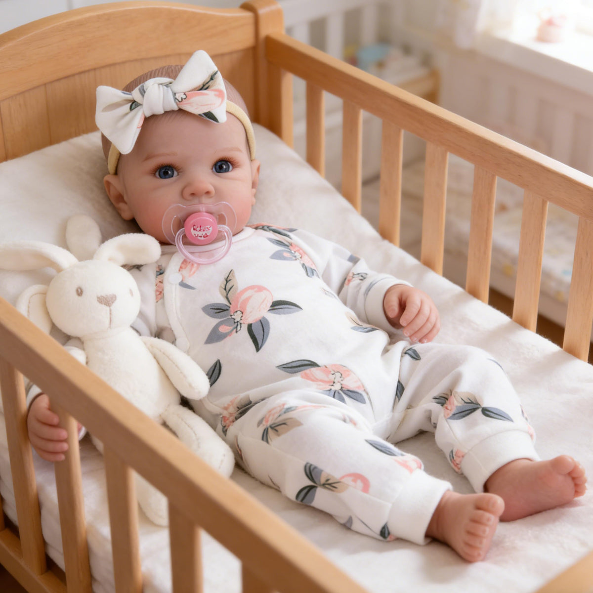 20 Inch Lifelike Reborn Baby Dolls Girl with Poseable Body W27941