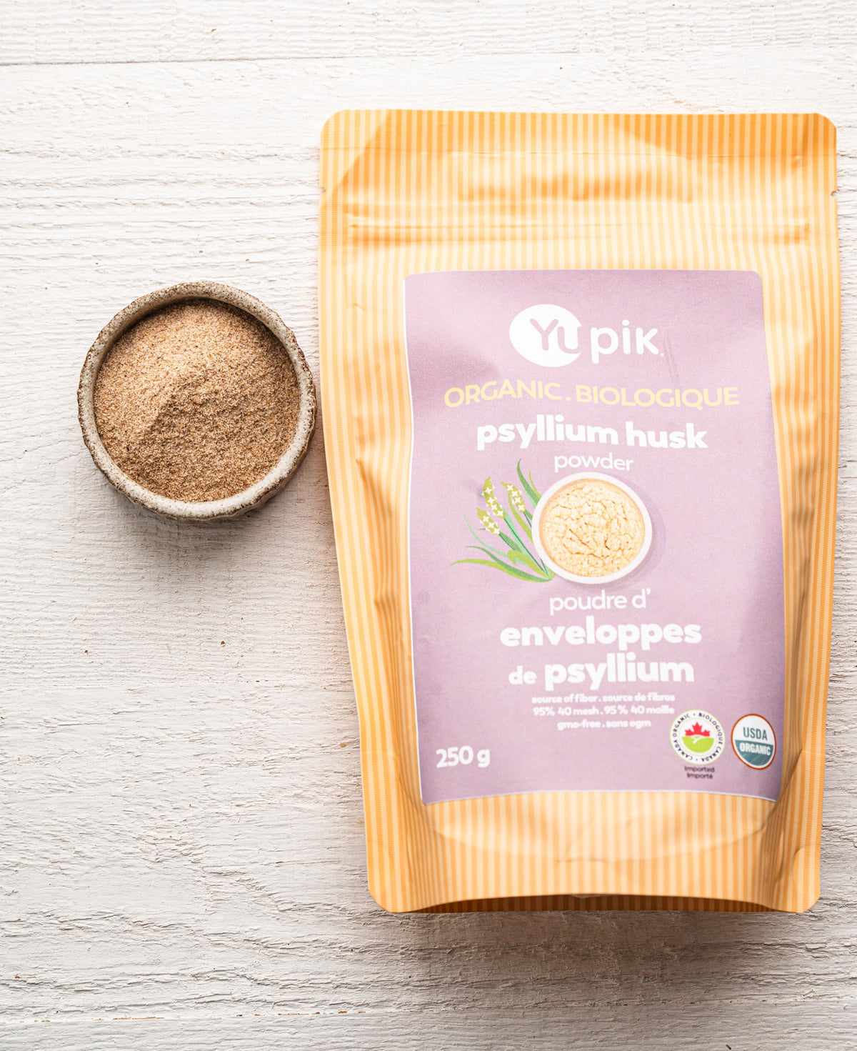 Organic Whole Husk Psyllium 8.8 Oz F300